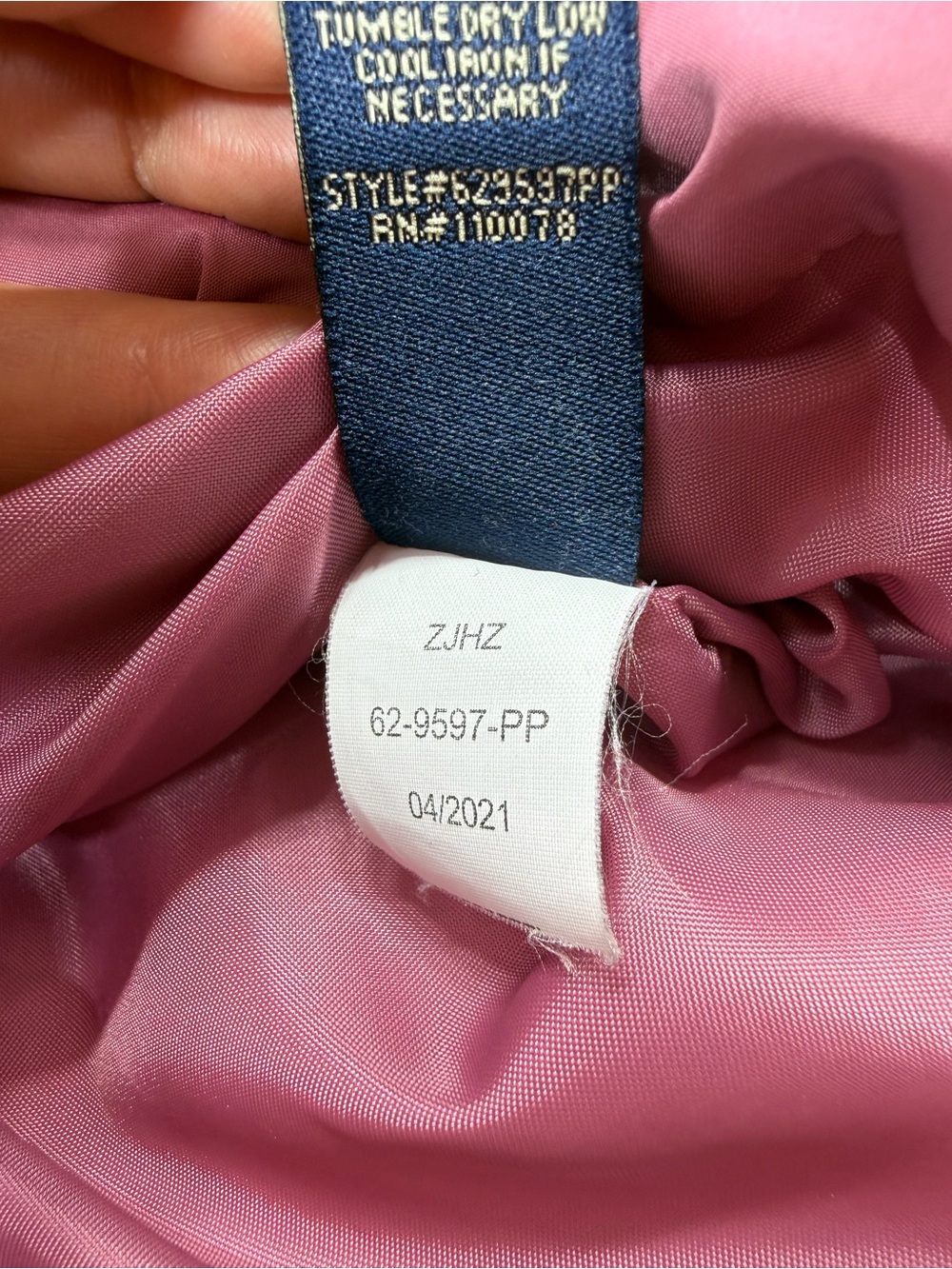 U.S. Polo Assn. Pink Women's Puffer Vest Size Medium Full Zipper Quilted - Picture 15 of 16